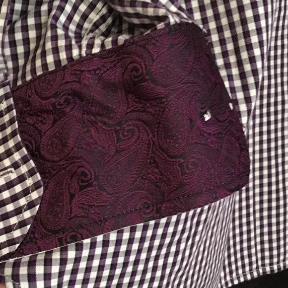 Bristol & Bull Plaid Long Sleeve Shirt (A) - Picture 5 of 5